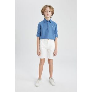 Defacto Boy'S Gabardine Basic Shorts Šedá 11-12 Years Old Defacto Boy'S Gabardine Basic Shorts Šedá 11-12 Years Old