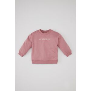 Defacto Baby Girl Crew Neck Printed Basic Sweatshirt Ružová 24–36 Months Defacto Baby Girl Crew Neck Printed Basic Sweatshirt Ružová 24–36 Months