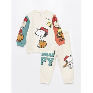 Lc Waikiki Detská Súprava: Mikina S Dlhým Rukávom A Potlačou Snoopyho A Tepláky Pre Chlapcov Biela 3-4 Years Lc Waikiki Detská Súprava: Mikina S Dlhým Rukávom A Potlačou Snoopyho A Tepláky Pre Chlapcov Biela 3-4 Years