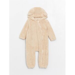 LC Waikiki Plyšový Baby Overal S Kapucňou Krémová 24–36 Months LC Waikiki Plyšový Baby Overal S Kapucňou Krémová 24–36 Months