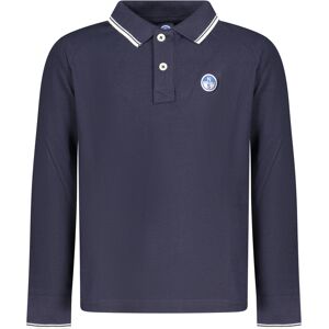 North Sails Kids' Long-Sleeved Polo Shirt, Blue Modrá 12a North Sails Kids' Long-Sleeved Polo Shirt, Blue Modrá 12a