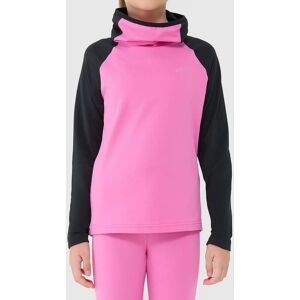 Girls' Functional Sweatshirt 4f Čierna 7-8 Y Girls' Functional Sweatshirt 4f Čierna 7-8 Y