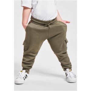 Urban Classics Boys Fitted Cargo Sweatpants - Olive Kaki 158-164 Urban Classics Boys Fitted Cargo Sweatpants - Olive Kaki 158-164