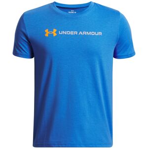 Boys' T-Shirt Under Armour B Logo Wordmark Ss Modrá Yxl Boys' T-Shirt Under Armour B Logo Wordmark Ss Modrá Yxl
