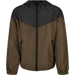 Urban Classics Boys' 2-Tone Tech Windrunner Black/darkolive Hnedá 146-152 Urban Classics Boys' 2-Tone Tech Windrunner Black/darkolive Hnedá 146-152