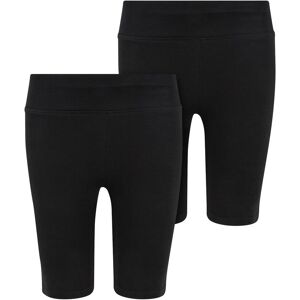 Urban Classics Girls' High Waist Cycling Shorts 2-Pack Black+black Čierna 7-8 Y Urban Classics Girls' High Waist Cycling Shorts 2-Pack Black+black Čierna 7-8 Y