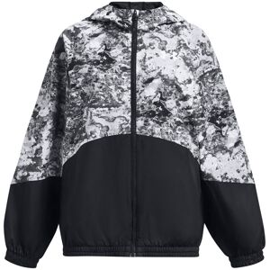 Girl'S Jacket Under Armour Woven Fz Jacket Čierna Yxl Girl'S Jacket Under Armour Woven Fz Jacket Čierna Yxl