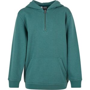 Urban Classics Boys' Sweatshirt Boxy Zip Hoody Green Tyrkysová 146-152 Urban Classics Boys' Sweatshirt Boxy Zip Hoody Green Tyrkysová 146-152
