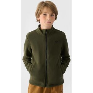 Boys' Fleece Sweatshirt 4f Zelená 146 Boys' Fleece Sweatshirt 4f Zelená 146