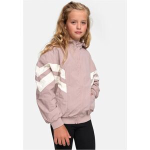 Urban Classics Girls' Crinkle Batwing Jacket Dukrose/whitesand Šedá 5-6 Y Urban Classics Girls' Crinkle Batwing Jacket Dukrose/whitesand Šedá 5-6 Y