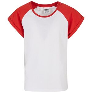 Urban Classics Girls' Contrasting Raglan T-Shirt White/large Šedá 5-6 Y Urban Classics Girls' Contrasting Raglan T-Shirt White/large Šedá 5-6 Y