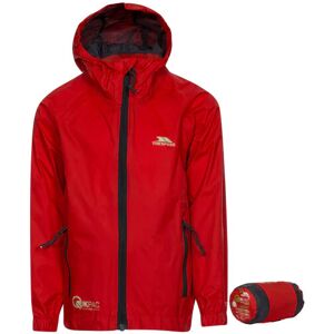 Children'S Jacket Trespass Qikpac Rainwear Červená 11-12 Children'S Jacket Trespass Qikpac Rainwear Červená 11-12