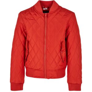Urban Classics Girls' Diamond Quilt Nylon Jacket Huge Red Červená 5-6 Y Urban Classics Girls' Diamond Quilt Nylon Jacket Huge Red Červená 5-6 Y