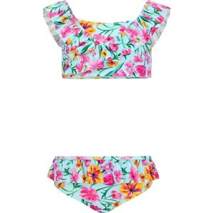 Dievčenské Plavky Zigzag Tropical Bikini Tyrkysová 6/116 Dievčenské Plavky Zigzag Tropical Bikini Tyrkysová 6/116