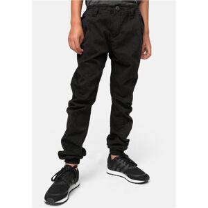 Urban Classics Boys' Stretch Jogging Pants Black Čierna 7-8 Y Urban Classics Boys' Stretch Jogging Pants Black Čierna 7-8 Y