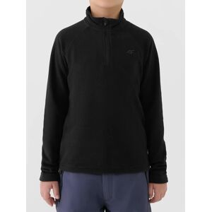 Boys' Fleece Sweatshirt 4f Čierna 146-152 Boys' Fleece Sweatshirt 4f Čierna 146-152