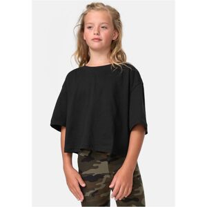 Urban Classics Short Girls' T-Shirt Kimono Black Čierna 5-6 Y Urban Classics Short Girls' T-Shirt Kimono Black Čierna 5-6 Y