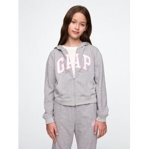 Gap Children'S Sweatshirt With Logo - Girls Šedá Xs Gap Children'S Sweatshirt With Logo - Girls Šedá Xs