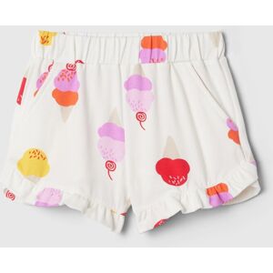 Biele Dievčenské Baby Vzorované Kraťasy Gap Brannan Biela 3-6m Biele Dievčenské Baby Vzorované Kraťasy Gap Brannan Biela 3-6m