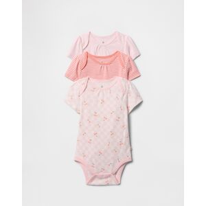 Gap Baby Bodysuit, 3 Pcs - Girls Biela 6-12m Gap Baby Bodysuit, 3 Pcs - Girls Biela 6-12m