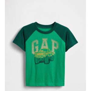 Gap Baby T-Shirt With Americana Logo - Boys Zelená 18-24m Gap Baby T-Shirt With Americana Logo - Boys Zelená 18-24m