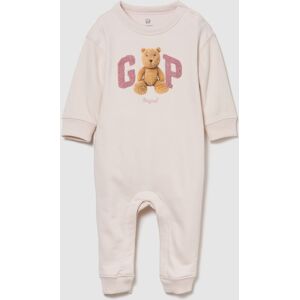 Detský Overal Gap Brannan Bear Krémová 6-12m Detský Overal Gap Brannan Bear Krémová 6-12m