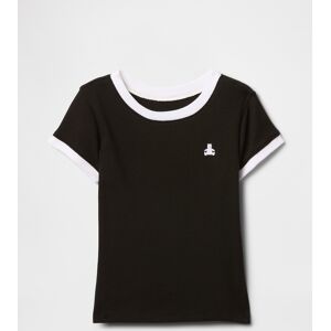 Gap Baby Ribbed T-Shirt - Girls Čierna 2yrs Gap Baby Ribbed T-Shirt - Girls Čierna 2yrs