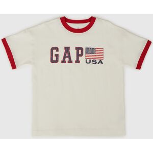 Gap Children'S T-Shirt With Logo - Boys Krémová L Gap Children'S T-Shirt With Logo - Boys Krémová L