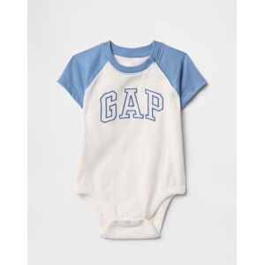 Gap Baby Bodysuit With Logo - Boys Biela 6-12m Gap Baby Bodysuit With Logo - Boys Biela 6-12m