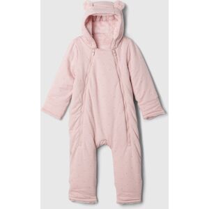 Gap Baby Sherpa Jumpsuit - Girls Ružová 3-6m Gap Baby Sherpa Jumpsuit - Girls Ružová 3-6m