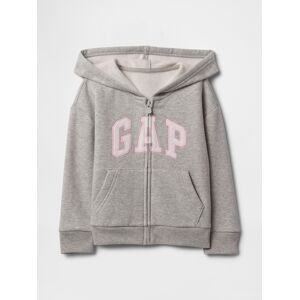 Gap Baby Sweatshirt With Logo - Girls Šedá 4yrs Gap Baby Sweatshirt With Logo - Girls Šedá 4yrs