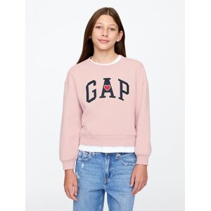 Gap Kids Sweatshirt With Logo - Girls Ružová M Gap Kids Sweatshirt With Logo - Girls Ružová M