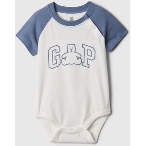Modro-Biele Chlapčenské Body Gap Šedá 6-12m Modro-Biele Chlapčenské Body Gap Šedá 6-12m