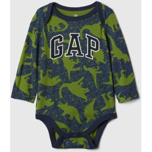 Gap Baby Cotton Bodysuit With Logo - Boys Modrá 3-6m Gap Baby Cotton Bodysuit With Logo - Boys Modrá 3-6m