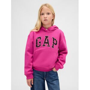 Detská Mikina Gap S Logom Fuchsiová M Detská Mikina Gap S Logom Fuchsiová M