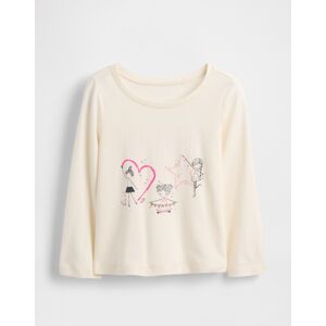 Gap Baby T-Shirt With Logo - Girls Biela 18-24m Gap Baby T-Shirt With Logo - Girls Biela 18-24m