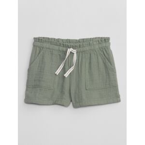 Zelené Dievčenské Kraťasy Gap Kaki 12-18m Zelené Dievčenské Kraťasy Gap Kaki 12-18m