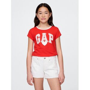 Gap Children'S T-Shirt With Americana Logo - Girls Červená S Gap Children'S T-Shirt With Americana Logo - Girls Červená S