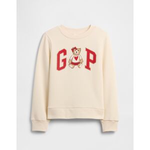 Gap Children'S Sweatshirt With Logo - Girls Krémová Xs Gap Children'S Sweatshirt With Logo - Girls Krémová Xs