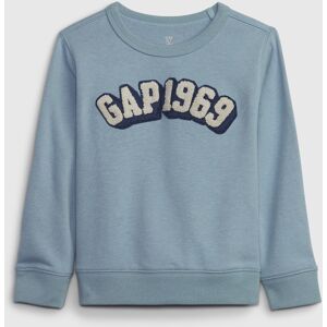 Svetlomodrá Chlapčenská Mikina S Nápisom Gap 1969 Šedá 2yrs Svetlomodrá Chlapčenská Mikina S Nápisom Gap 1969 Šedá 2yrs