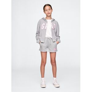 Gap Kids' Logo Shorts - Girls Šedá Xl Gap Kids' Logo Shorts - Girls Šedá Xl