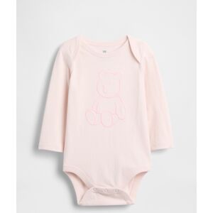 Detské Body S Potlačou Gap Ružová 3-6m Detské Body S Potlačou Gap Ružová 3-6m