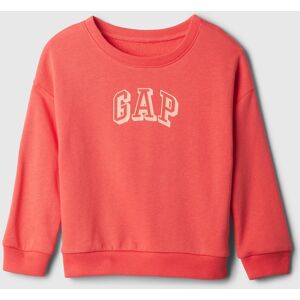 Koralová Detská Mikina S Logom Gap Červená 5yrs Koralová Detská Mikina S Logom Gap Červená 5yrs