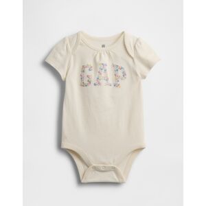 Gap Detské Body S Logom Krémová 0-3m Gap Detské Body S Logom Krémová 0-3m