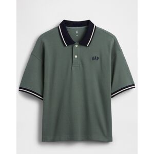 Gap Detské Oversize Polo Tričko S logom Modrá Xs Gap Detské Oversize Polo Tričko S logom Modrá Xs