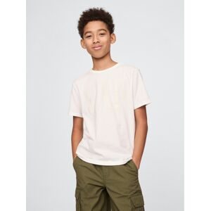 Gap Children'S T-Shirt With Logo - Boys Biela Xs Gap Children'S T-Shirt With Logo - Boys Biela Xs
