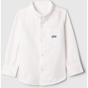 Gap Baby Shirt With Oxford Logo - Boys Biela 3yrs Gap Baby Shirt With Oxford Logo - Boys Biela 3yrs
