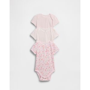 Gap Detské Body, 3 Ks - Dievčatá Biela 3-6m Gap Detské Body, 3 Ks - Dievčatá Biela 3-6m