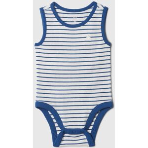 Modré Chlapčenské Pruhované Body Gap Šedá 0-3m Modré Chlapčenské Pruhované Body Gap Šedá 0-3m