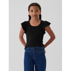 Gap Children'S Ribbed T-Shirt - Girls Čierna Xl Gap Children'S Ribbed T-Shirt - Girls Čierna Xl